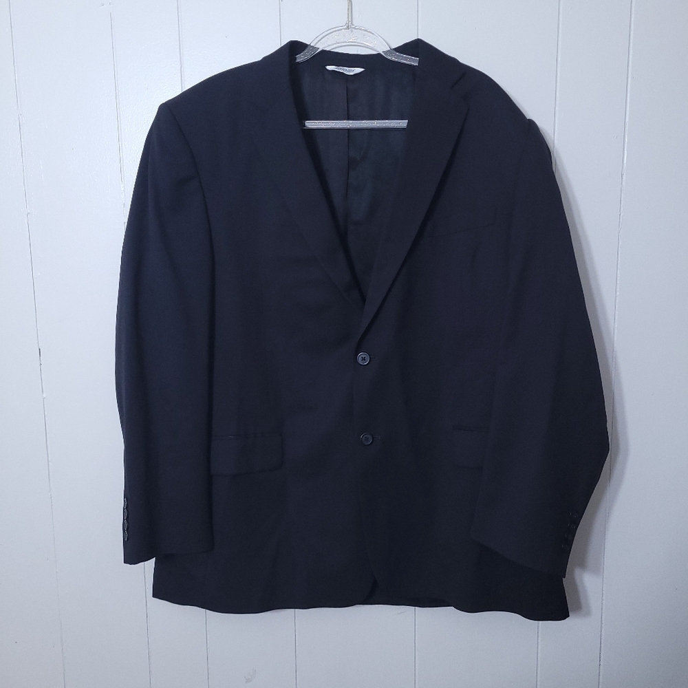 JOSEPH & FEISS INTERNATIONAL TRIO BLAZER MEN 100%WOOL SIZE 48L